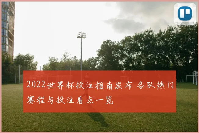 2022世界杯投注指南发布 各队热门赛程与投注看点一览